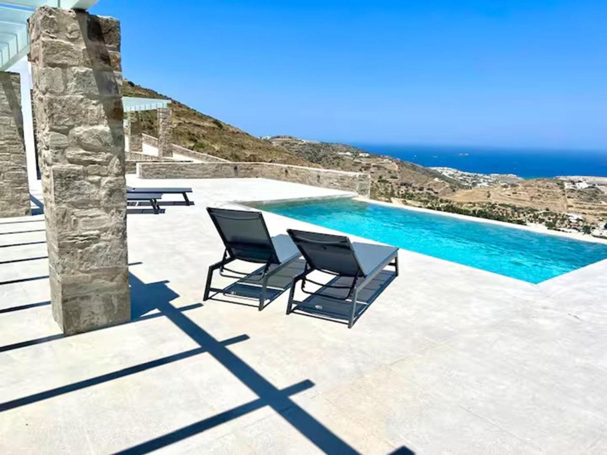 Villa Theasis pool and terrace view